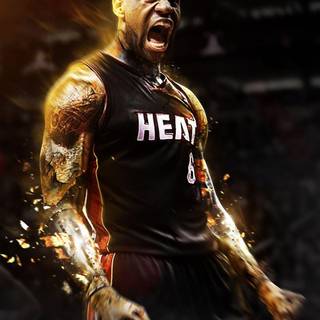 Lebron wallpaper heat