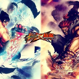 Tekken x street fighter wallpaper
