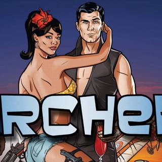Archer and lana wallpaper