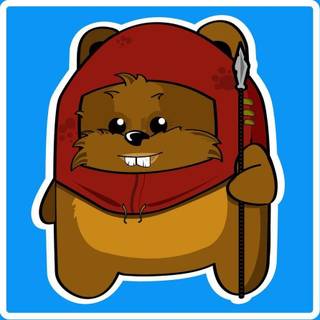 Cute ewok wallpaper