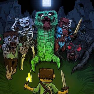 Minecraf background HD epic