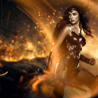 Wonder woman flag mobile wallpaper