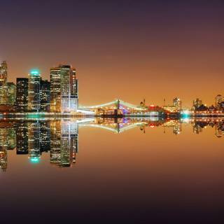 New york city skyline wallpaper widescreen