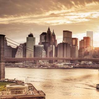 New york city skyline wallpaper widescreen