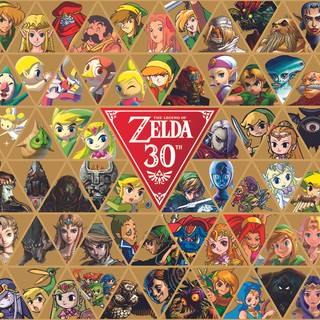 Zelda collage wallpaper