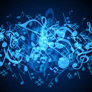 Music notes wallpaper widescreen