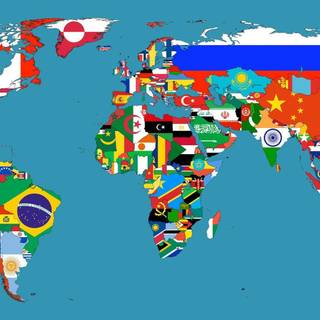 World map desktop wallpaper