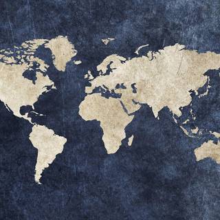 World map PC wallpaper