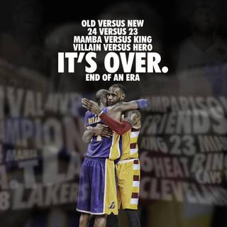 Lebron vs kobe wallpaper HD