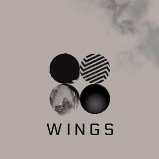 BTS Wings logo wallpaper