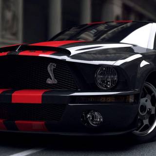 Shelby GT500 black wallpaper