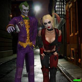Harley Quinn and Joker HD wallpaper
