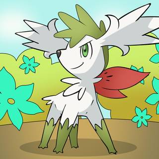 Shaymin HD wallpaper
