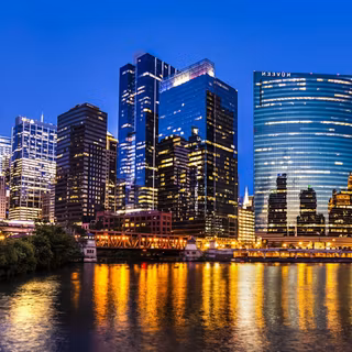 Modern city wallpaper