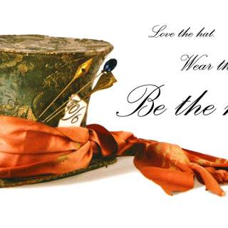 Mad hatter hat wallpaper