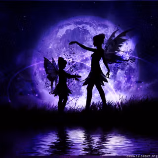 Moon fairy wallpaper HD