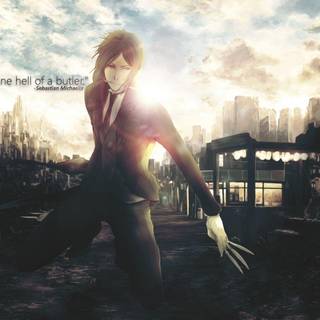 Wallpaper sebastian michaelis HD