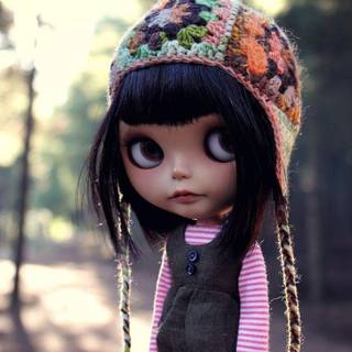Wallpaper cute doll