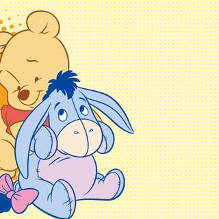 Baby winnie the pooh wallpaper