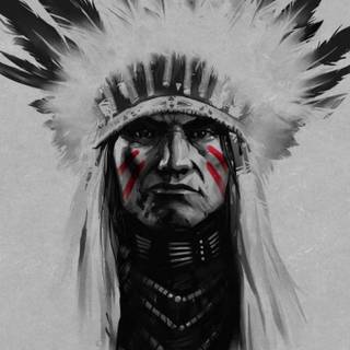 Wallpaper of native indian