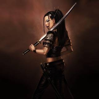Ninja woman wallpaper