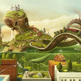 Surrealist wallpaper HD