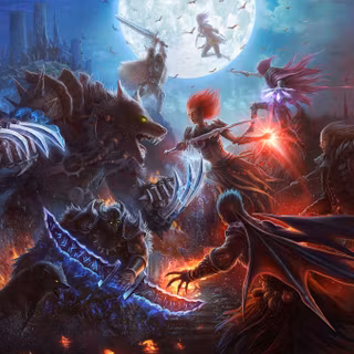 Werewolves vs vampires wallpaper