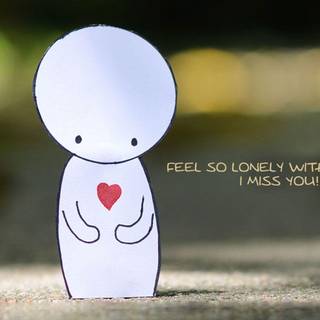 I miss you wallpaper 2005