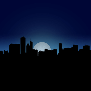 HD dark city wallpaper