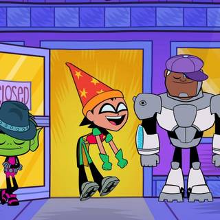 Teen titans hats wallpaper