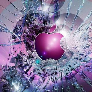 Broken glass wallpaper for iphone