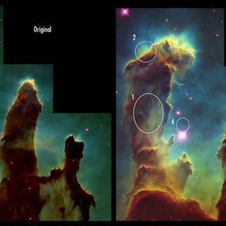 Pillars of creation wallpaper