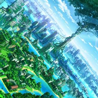 Anime nature wallpaper