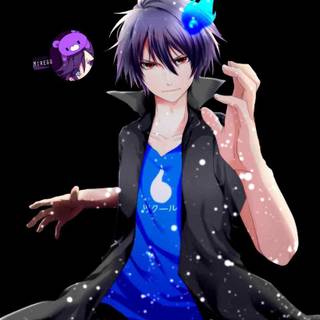 Cute anime boy wallpaper