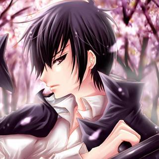 Cute anime boy wallpaper