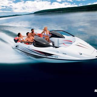 Speed boat wallpaper
