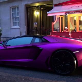 Pink Lamborghini wallpaper