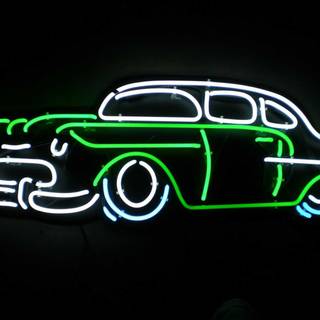 Neon sign wallpaper