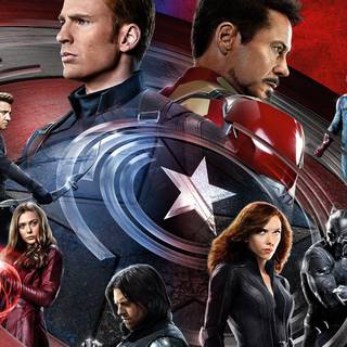 Captain America vs Iron Man wallpaper