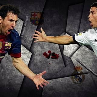 CR7 and Messi wallpaper