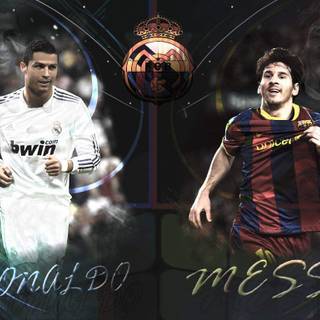 CR7 and Messi wallpaper