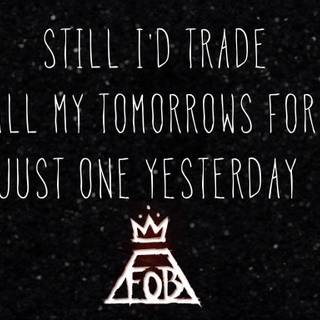 Fall Out Boy logo wallpaper