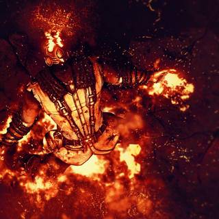Mortal Kombat X Scorpion wallpaper