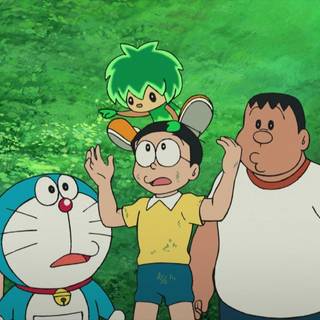 Nobita and Doraemon wallpaper