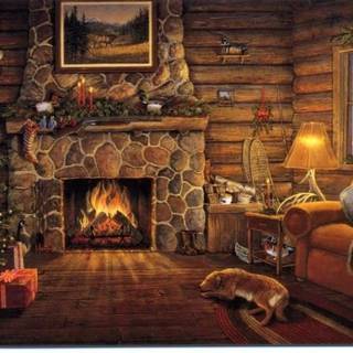 Fireplaces wallpaper