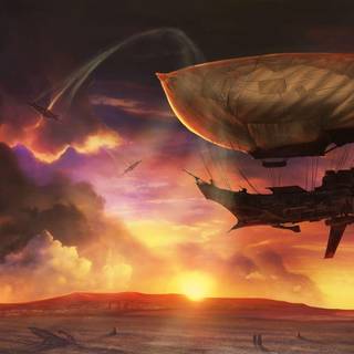 Airship wallpaper