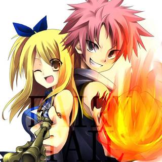Lucy and Natsu wallpaper