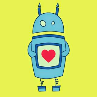 Robot cartoon wallpaper