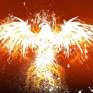 Fire eagle wallpaper