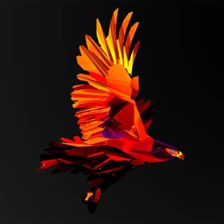 Fire eagle wallpaper